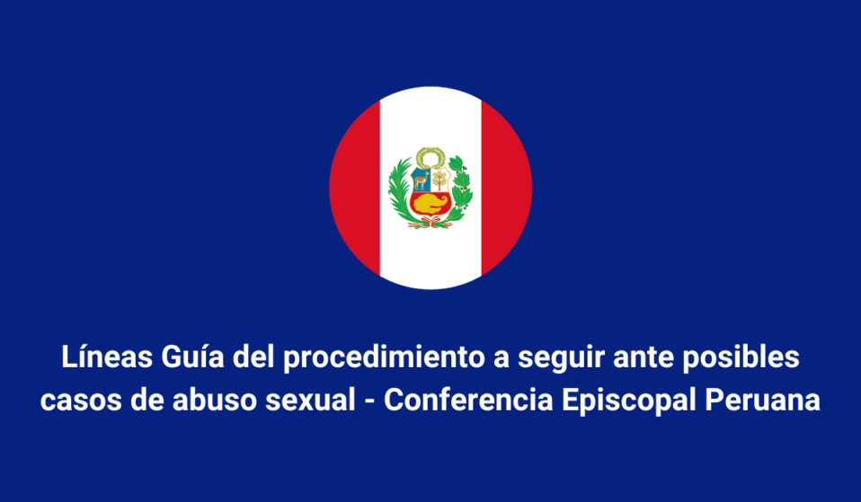 Ver PDF sobre Líneas Guías de Perú